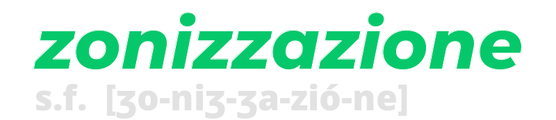 zonizzazione